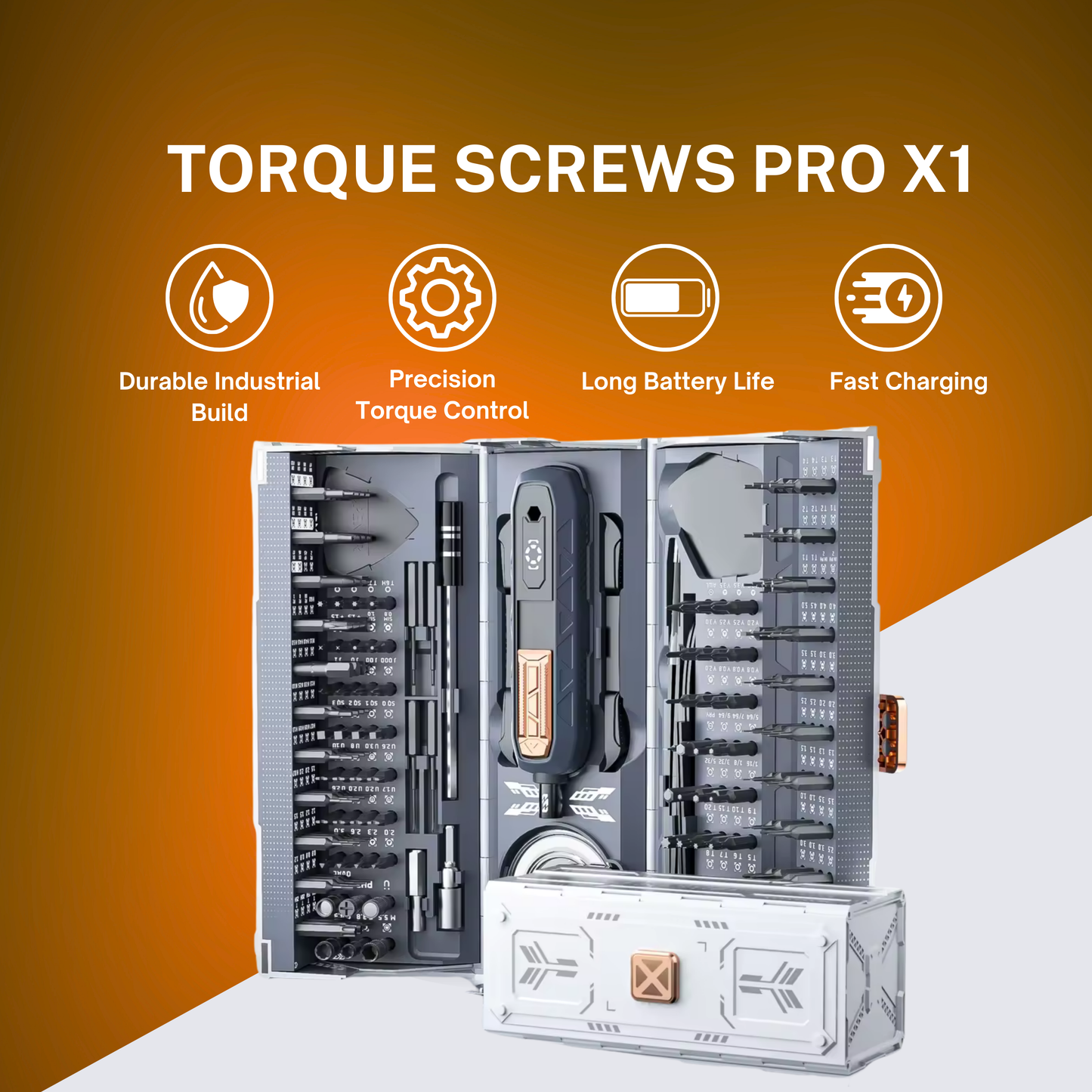 Torque Screws Pro X1 – Cordless Electric Precision Screwdriver with Adjustable Torque