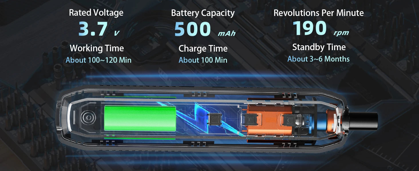 Torque Screws Pro X1 – Cordless Electric Precision Screwdriver with Adjustable Torque