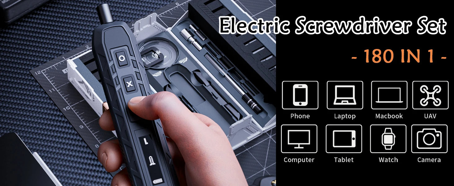 Torque Screws Pro X1 – Cordless Electric Precision Screwdriver with Adjustable Torque