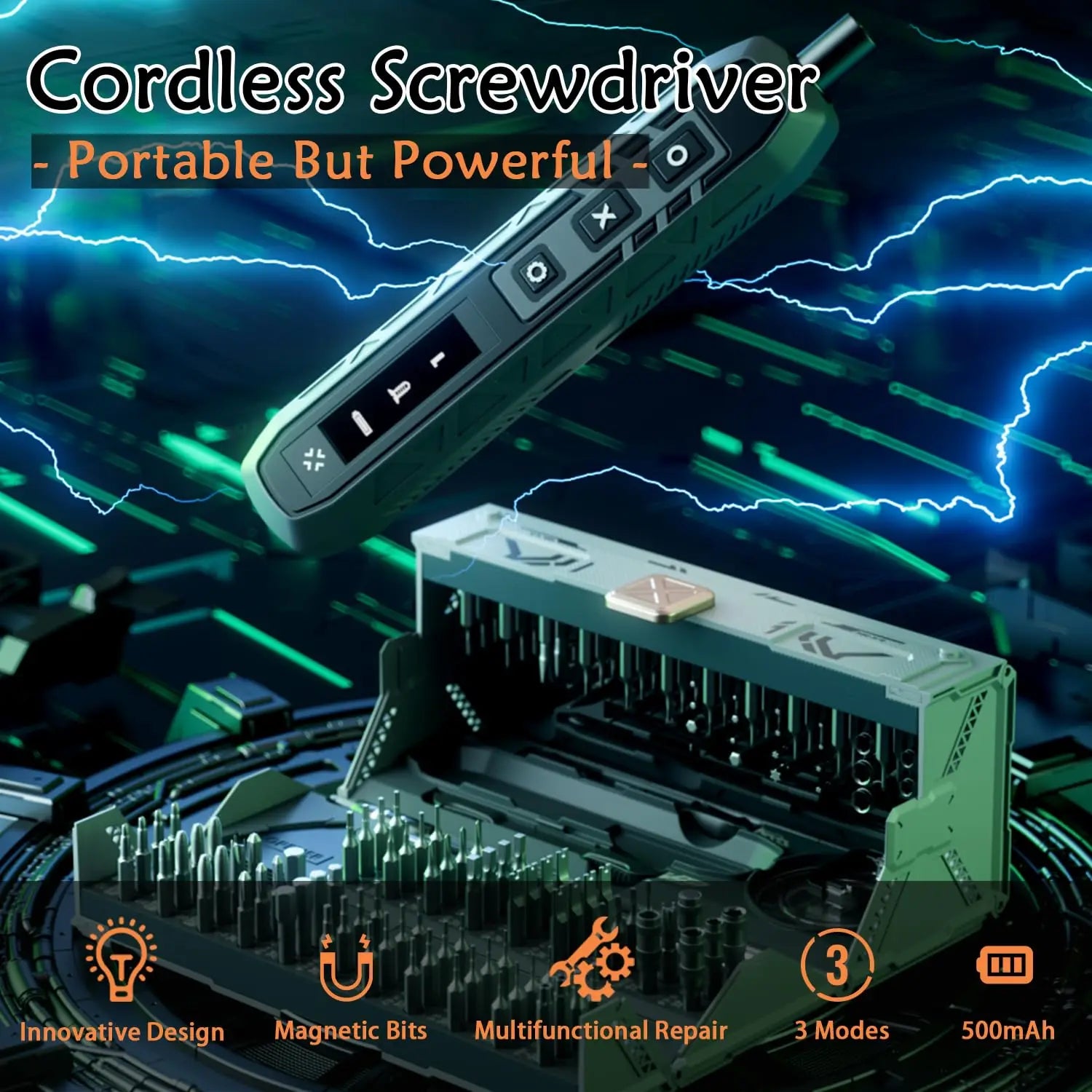 Torque Screws Pro X1 – Cordless Electric Precision Screwdriver with Adjustable Torque