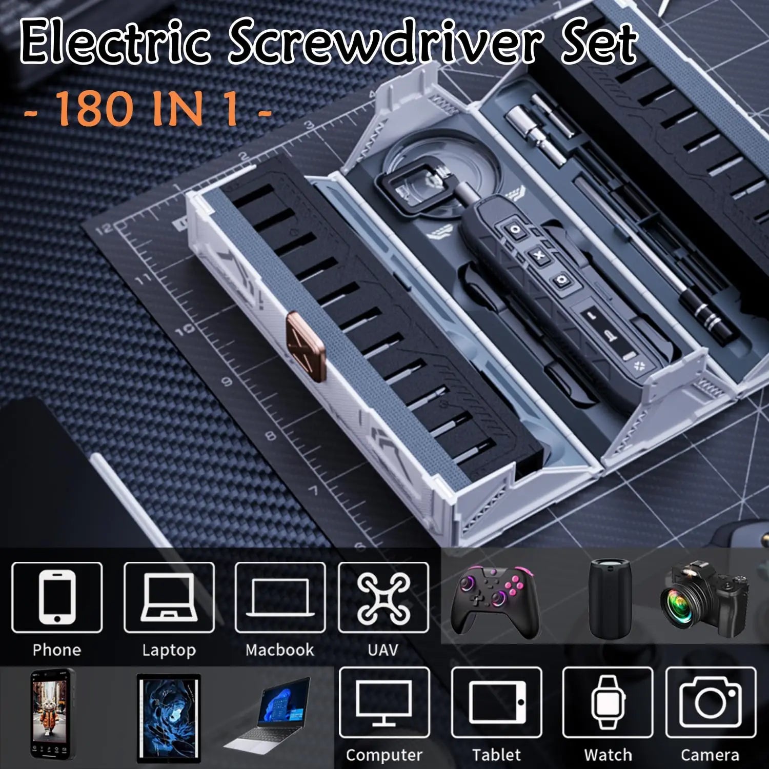 Torque Screws Pro X1 – Cordless Electric Precision Screwdriver with Adjustable Torque